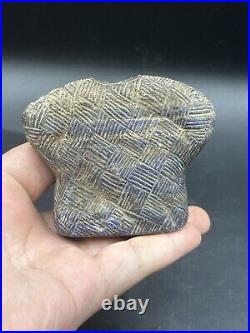 Very Rare Large Ancient Bactrian Composite Lapis Stone Idol Statue Figurine