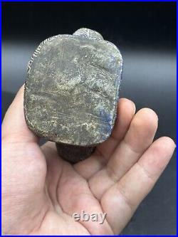 Very Rare Large Ancient Bactrian Composite Lapis Stone Idol Statue Figurine