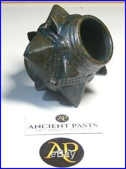Very Rare Large Decorated Anglo-Norse Viking Mace Head Cast Copper-Alloy EF
