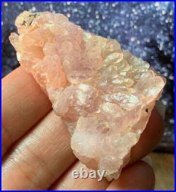 Very Rare Large Gorgeous Terminated Rose Quartz Self Love Crystal Cluster Brazil