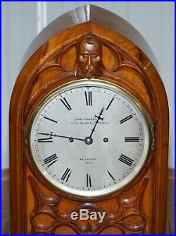 Very Rare Large Gothic Revival Charles Frodsham Clock Maker To Queen Victoria