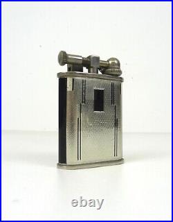 Very Rare Large Original Art Deco Bauhaus Desk Lighter Tobacciana 1930 Antique
