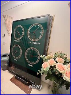 Very Rare & Large Rolex Sign Garage Showroom Dealership Man Cave