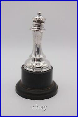 Very Rare Large Sterling Silver Queen Chess Piece 3 inches high, Birmingham 1937