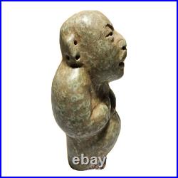 Very Rare Large and Heavy Precolumbian Olmec Jade Figure