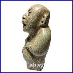 Very Rare Large and Heavy Precolumbian Olmec Jade Figure