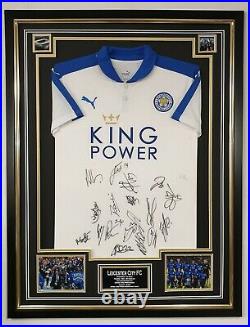 Very Rare Leicester City 2015 2016 Signed Shirt CHAMPIONS JERSEY! AFTAL DEALER