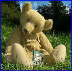 Very Rare Liz Wiltshire Forget Me Not Bears Large Ltd Edn Teddy Of Bears Witney