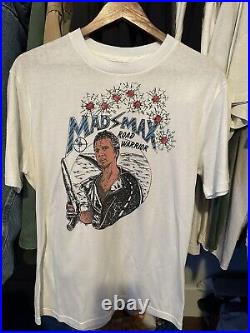 Very Rare Mad Max Road Warrior Movie Promo T Shirt Rare Mel Gibson Film Shirt