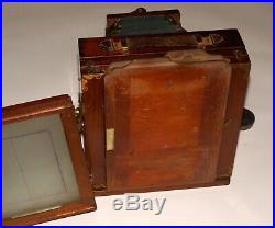 Very Rare Mahogany Vintage Large Format Camera Mostly By Swiss E. Suter Basel