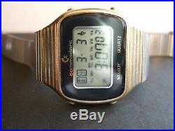 Very Rare Men's Commodore International LARGE LCD Digital Melody Watch