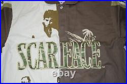 Very Rare Nwt Vintage Jh Design Scarface Jacket Snap Embroidered Camo Size Large