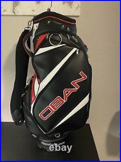 Very Rare Oban Midsize Staff Bag Custom Embroidered 9 Inch Top