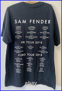 Very Rare Official Sam Fender T Shirt from 2018 Tour Size Large Merch Bitch