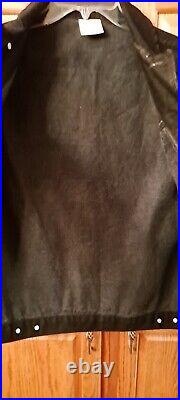 Very Rare Original Vintage Wwf Stone Cold Steve Austin Denim Jacket Vest