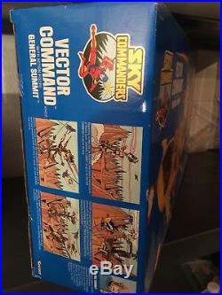 Very Rare Sealed Kenner Sky Commanders Vector Command AFA MISB Large Playset
