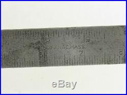 Very Rare Standard Tool Co Combination Square Large Size 6 Across T6011