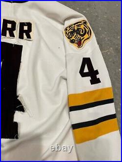 Very Rare VIntage 70s Boston Bruins Bobby Orr Jersey Stitched Lettering Large