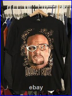 Very Rare! Vintage 2001 WWF Dudley Boyz T-shirt Sz Large