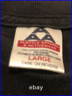 Very Rare! Vintage 2001 WWF Kurt Angle T-Shirt Black Size Large L