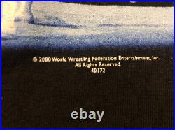 Very Rare! Vintage 2001 WWF Kurt Angle T-Shirt Black Size Large L