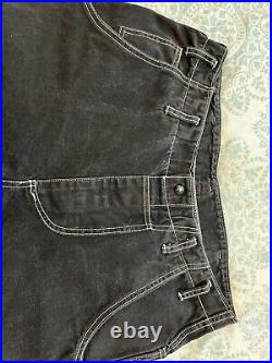 Very Rare Vintage Liquid Sky NYC Black Jeans Denim Excellent Condition Large