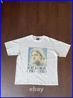 Very Rare Vintage NIRVANA 1995 Kurt Cobain T-Shirt 1967-1994 The End Of Music