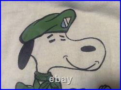 Very Rare Vintage Special Forces Vietnam War Era T Shirt, not Snoopy Green Beret