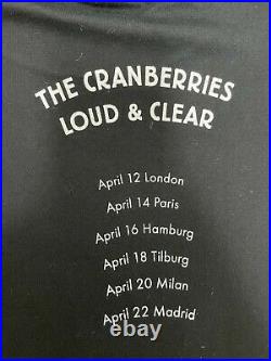 Very Rare Vintage The Cranberries Bury The Hatchet Promo Tour 99 T-shirt Size L