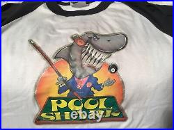 Very Rare Vtg 1980, S Pool Shark Shirt Sz Large Graphics Mint Scarce Nostalgia