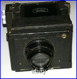 Very Rare Zeiss Ikon Miroflex Large Format 9x12 Camera FAST TESSAR 16.5 cm F3.5