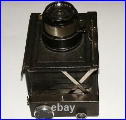 Very Rare Zeiss Ikon Miroflex Large Format 9x12 Camera FAST TESSAR 16.5 cm F3.5