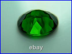 Very rare Large untreated GREEN Chrome Diopside Russia gem Russian gemstone 4.88