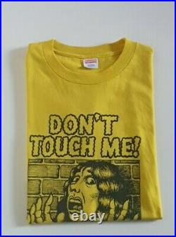 Very rare SS07 Supreme x R. Crumb Don't touch me tee size L yellow T-shirt Large