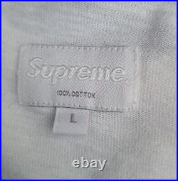 Very rare SS11 Supreme Heather Wave Tee size L large white T-shirt top vintage