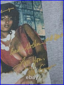 Very rare SS12 Supreme Pam Grier Tee grey T-shirt size L large vintage