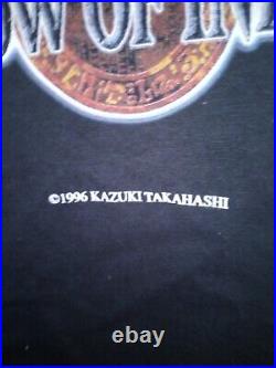 Very rare Vintage 1996 Yugioh Shirt L Anime Yu-Gi-Oh! Super clean