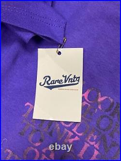 Very rare ss07 supreme x malcolm x purple t-shirt vintage 2007 t-shirt Size L