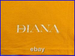 Vintage 1980's DIANA ROSS Tour Concert T Shirt Large VERY RARE Single Stitch HTF