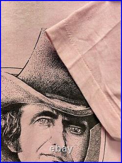 Vintage 1980s Bobby Bare Tee Shirt Size Large Single Stitch Very RARE