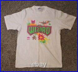 Vintage 1989 The Wizard Movie Promo T Shirt Large Very RARE Pre owned Gaming