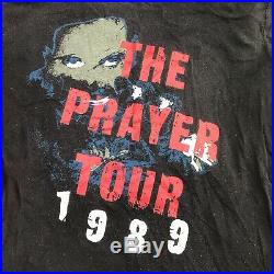 Vintage 1989 Very Rare The Cure The Prayer Tour Shirt Size Large