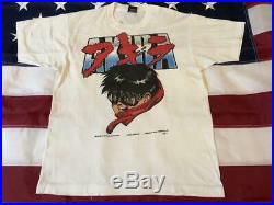 Vintage 1990's AKIRA T-shirt L Size Short Sleeve Tee Cotton Polyester Very Rare