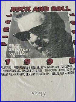 Vintage 1990s Billy Joel The Final Tour 1998 Tour T-shirt Very Rare Size X-Large