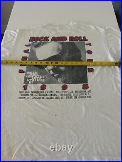 Vintage 1990s Billy Joel The Final Tour 1998 Tour T-shirt Very Rare Size X-Large