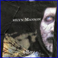 Vintage 1996 Very Rare Marilyn Manson T-shirt Winterland Size Large