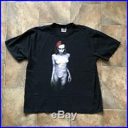 Vintage 1998 Marilyn Manson Mechanical Animals Shirt Size Large Very Rare