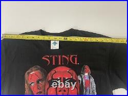 Vintage 1998 Very Rare Brand New Sting NWO WWF Large T-Shirt. NEVER WORN