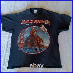 Vintage 2012 Iron Maiden California Maiden England Tour Tee Size Large Very RARE