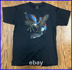 Vintage 3D Emblem Eagle Shirt 1980s, Very Rare Size L
